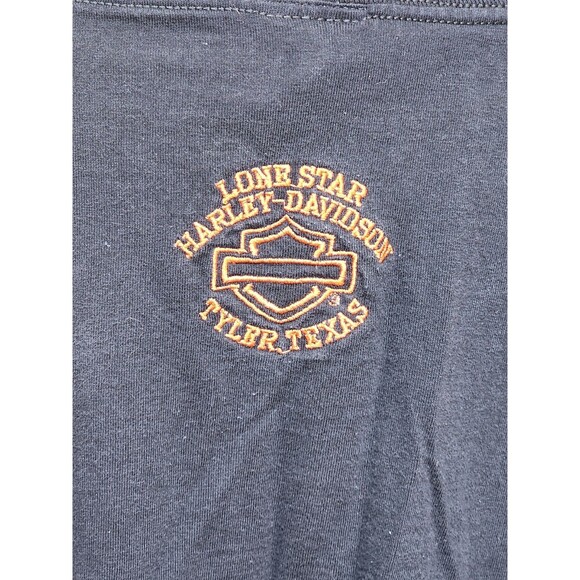 Harley-Davidson Motorcycles Tyler, Texas Size 5XL Black 2 Sides - Picture 4 of 7